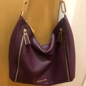 Purple Michael Kors Shoulder Bag